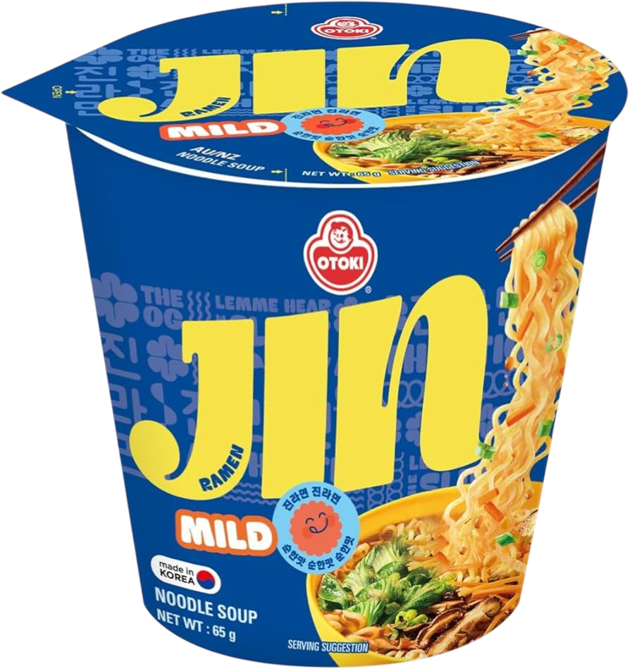 Ottogi Jin Ramen Cup – Mild (Vaso) 65g