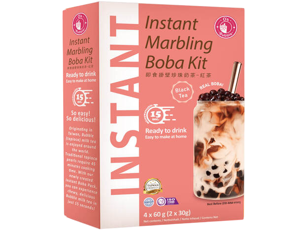 Kit Bubble Tea sabor Té negro O's bubble 240g