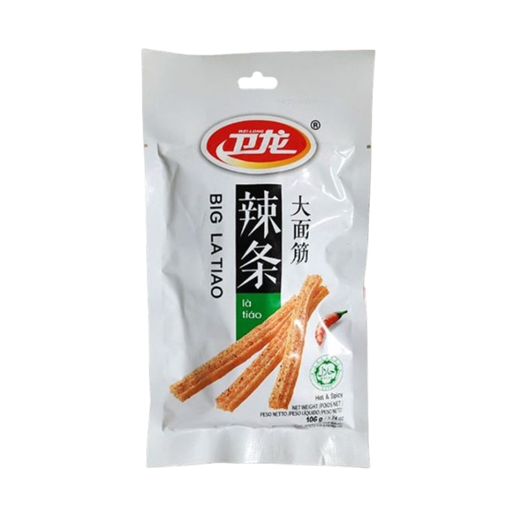 WEILONG Aperitivo de trigo picante (Latiao) 106g
