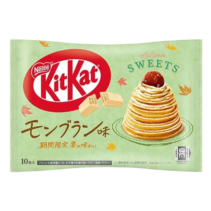 KITKAT Galleta sabor monte blanco 116g