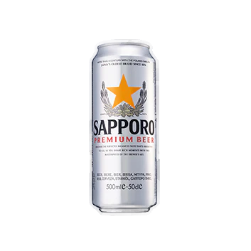 🍺 Sapporo Premium Beer – Lata 500ML
