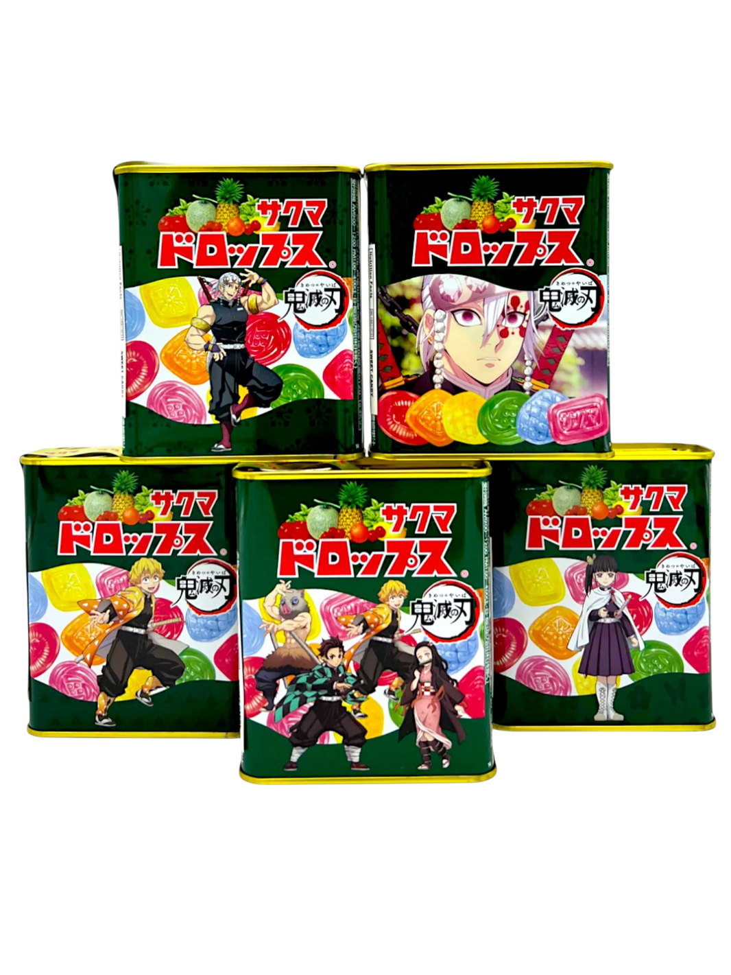 SAKUMA Demon Slayer Lata de Caramelos sabor frutal 71g