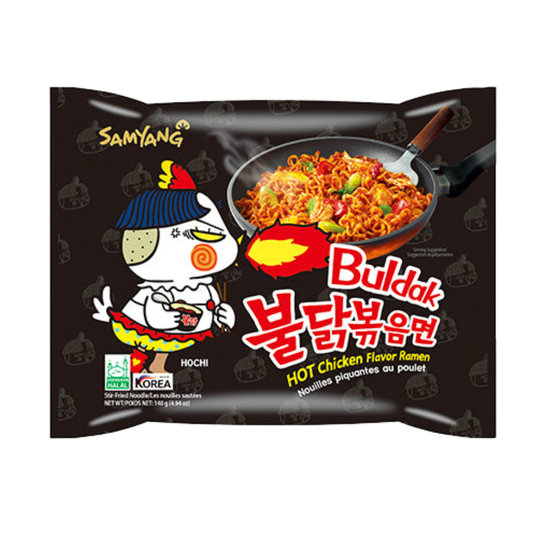 BULDAK 2xSPICY HOT CHICKEN 140g
(불닭볶음면 2배매운맛)