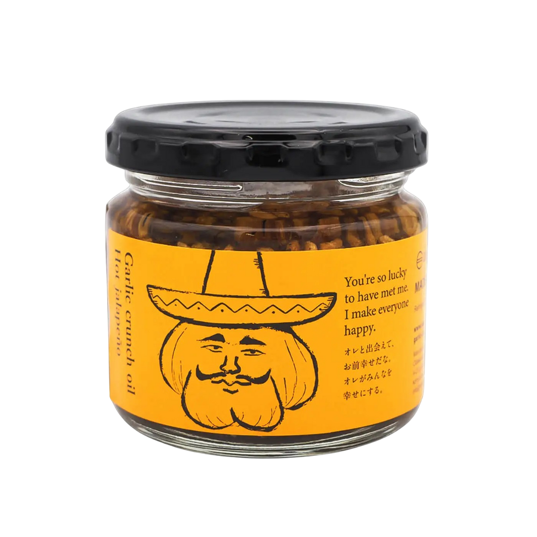 Aceite de ajo crujiente sabor a jalapeño 110g ODAWARAY