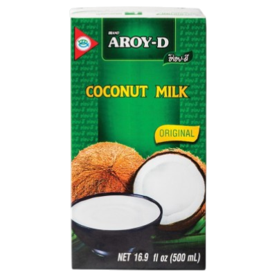 Aroy-D Coconut Milk (Leche de coco, 500 ml)