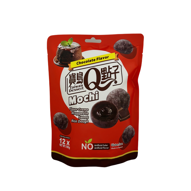 🍫 Mochi de Chocolate 180g (x12 Individual Packs)