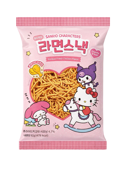 Measty Sanrio Characters Crispy Ramen Snack Chicken Flavor 92g