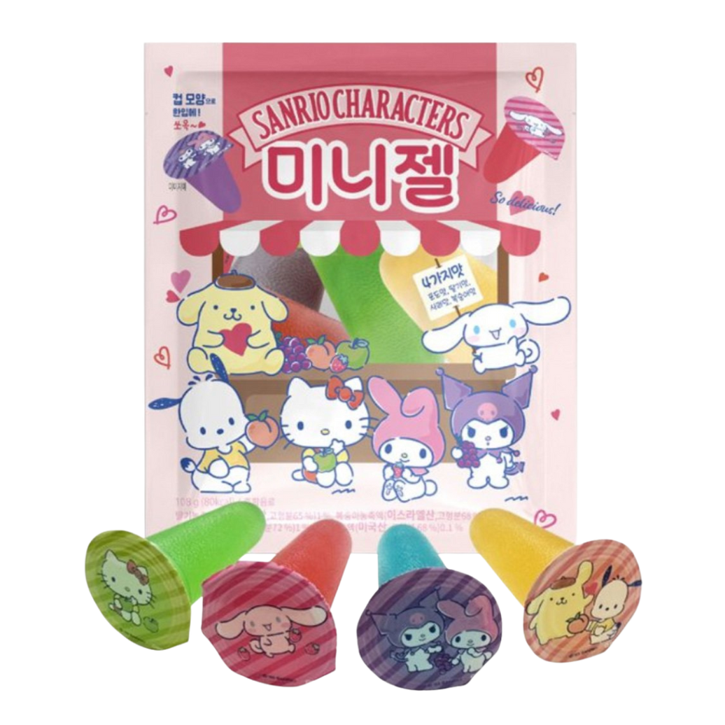 Jelly Frutal Sanrio Characters (mix de sabores) 108g