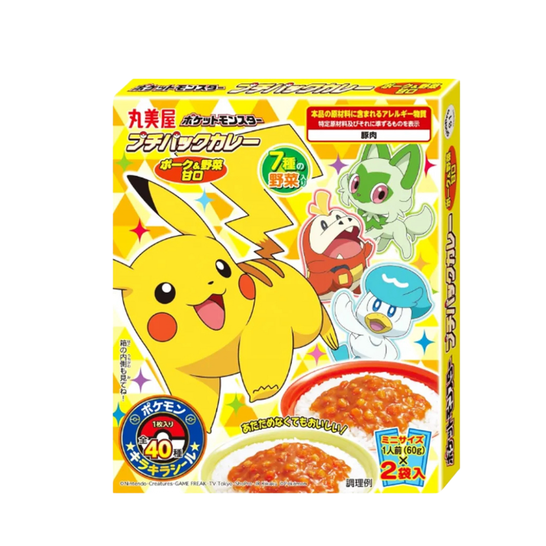 Marumiya Pokémon Curry – Suave para Niños (Pork & Vegetales) | 2 Porciones