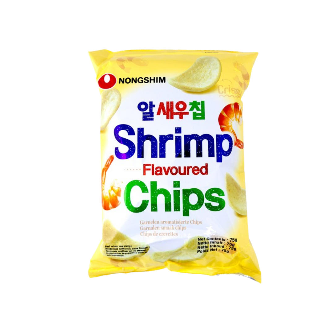 NONGSHIM SHRIMP FLAVOURED CHIPS 75g