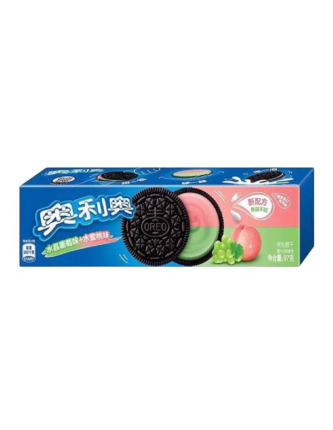 GALLETAS OREO SABOR UVA+MELOCOTON 97G