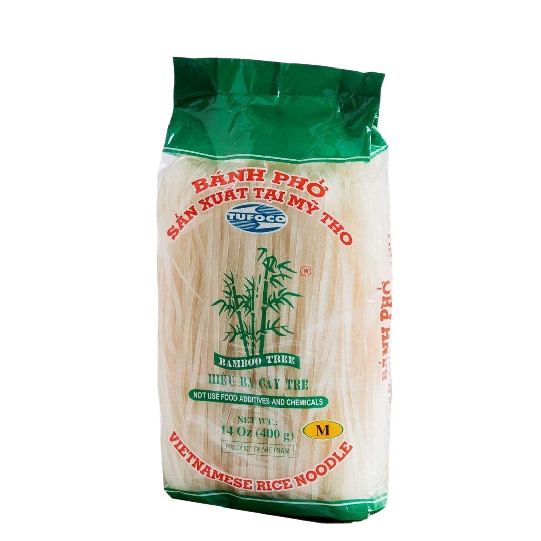 Bamboo Tree Banh Pho Fideos de Arroz Vietnamitas M 400g