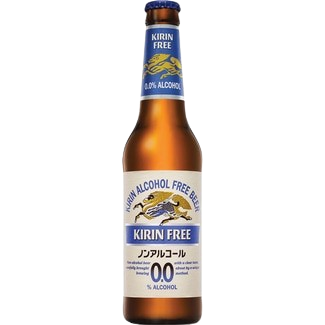 KIRIN ICHIBAN cerveza rubia japonesa sin alcohol 0,0 botella 33 cl