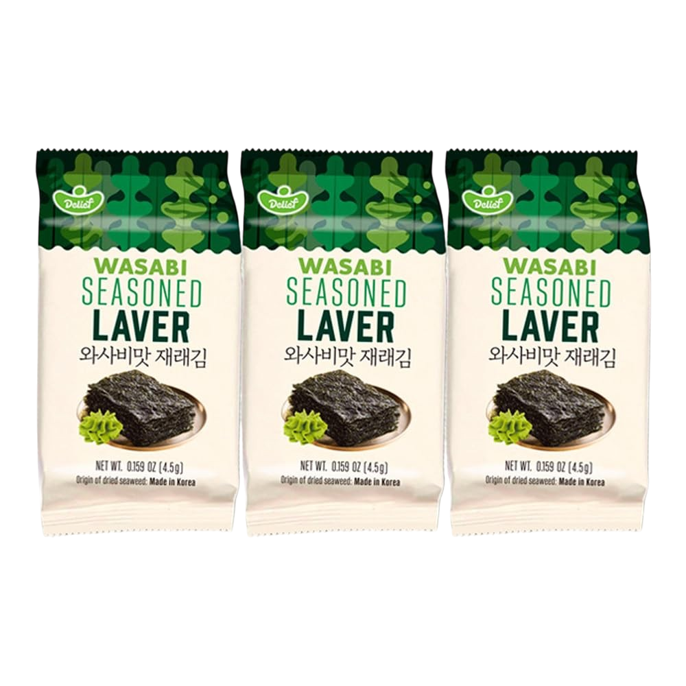 Snack de algas sabor Wasabi 13.5g DELIEF