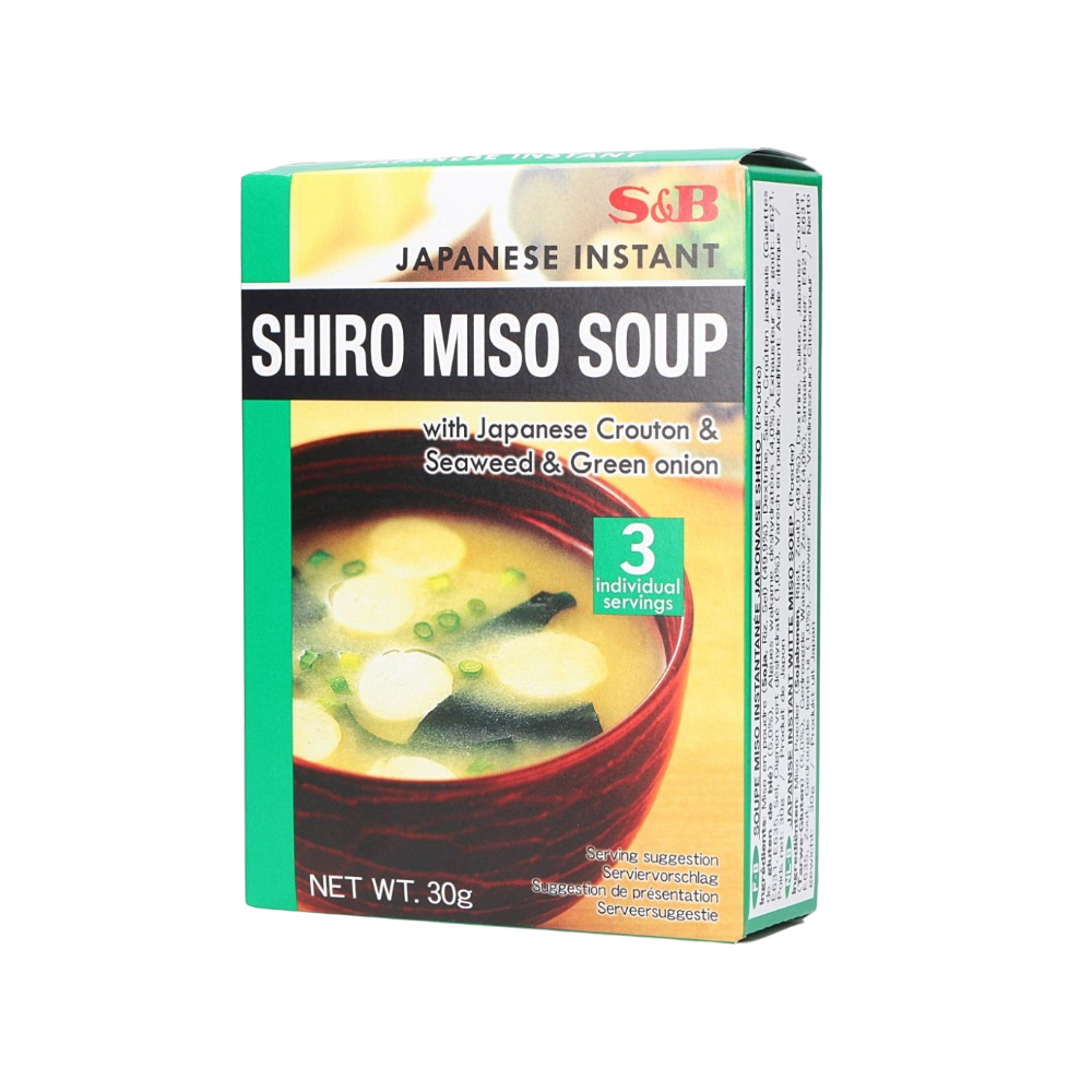 S&B Sopa de shiro miso soup Instantánea, 10gx3