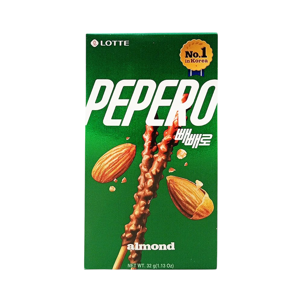LOTTE  Pepero Biscuit Sticks Almond 32g