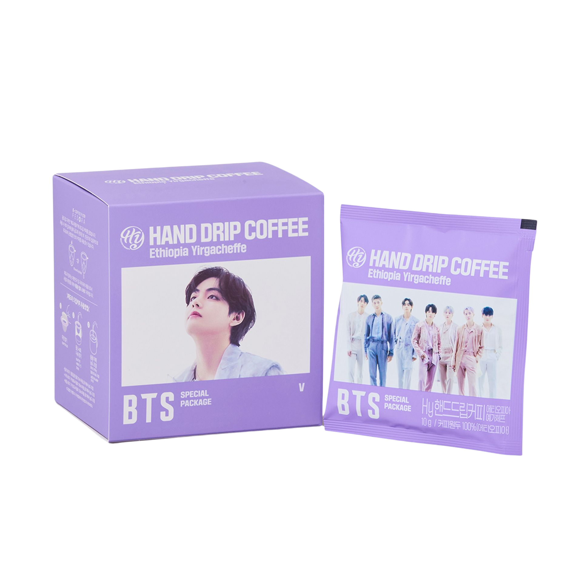 ☕💜Café Premium de Etiopía (Edición Especial BTS) 7x10g