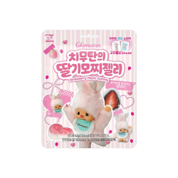SEOJU Chimutan gominolas de mochi sabor fresa 42g