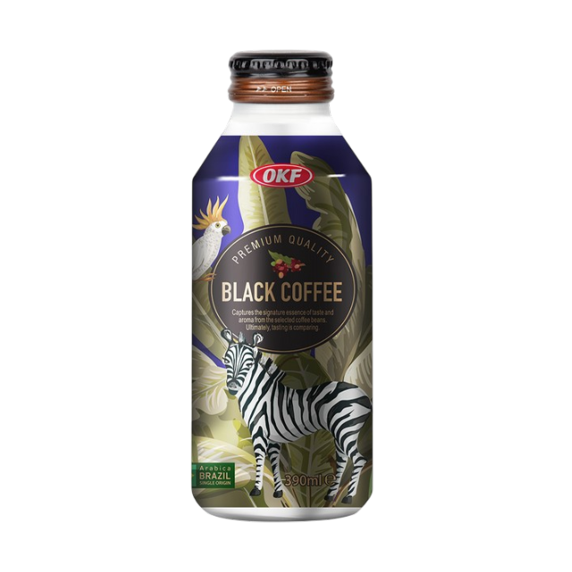OKF Black Coffee - Café Premium (390ml)