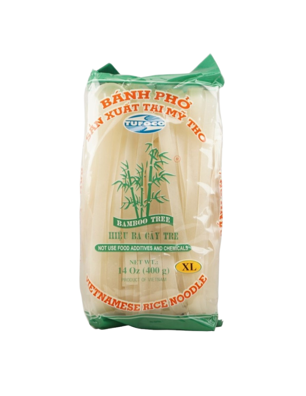Bamboo Tree Banh Pho Fideos de Arroz Vietnamitas XL 400g