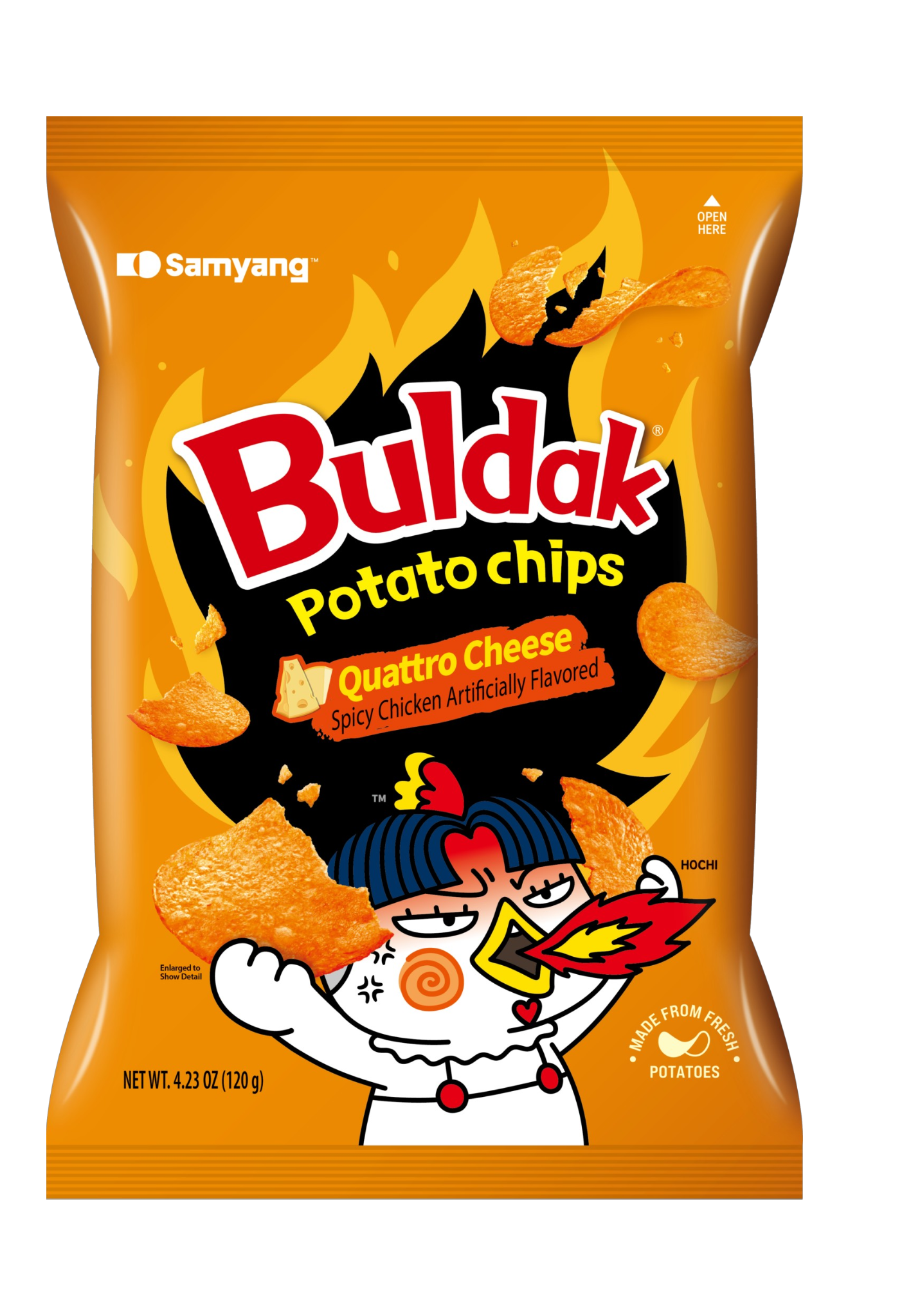 Samyang Buldak patatas Quattro Cheese 55g
