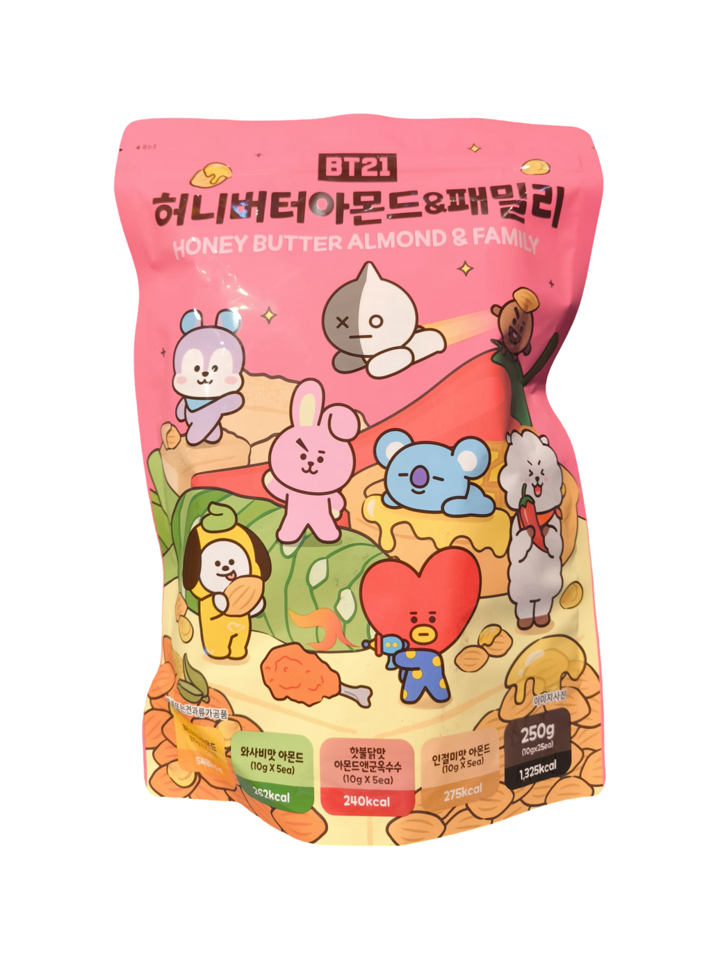 BT21 Honey Butter Almond & Family 250g (Mix 1)