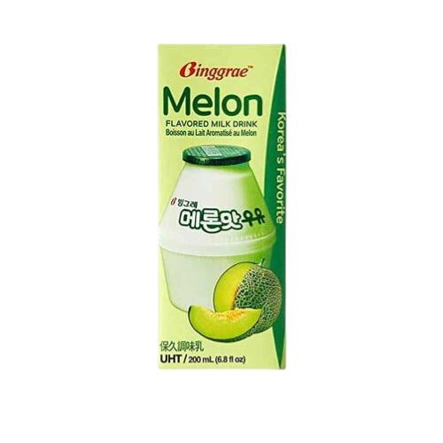 BINGGRAE Bebida de Leche Sabor Melón 200ml