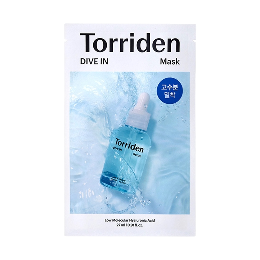 TORRIDEN mascarilla facial ácido hialurónico 10p