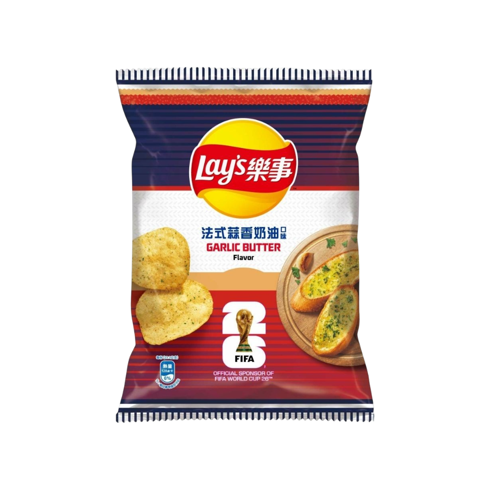 Lay's Sabor Mantequilla con Ajo 70g