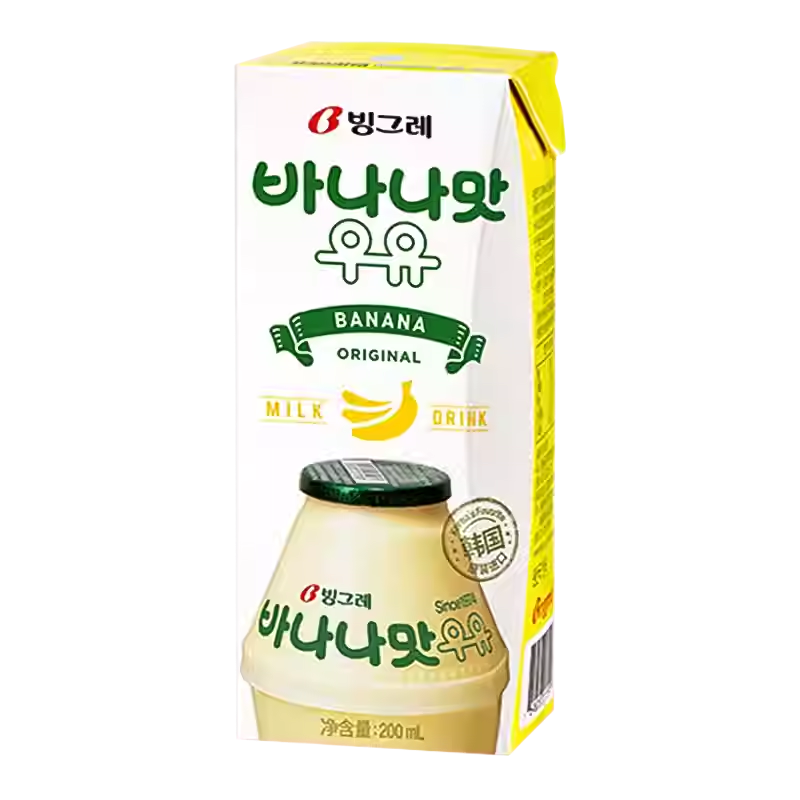 Uyu Leche Coreana de Plátano 200ml 🍌