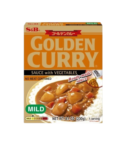 S&B Golden Curry mild vegetal 230g