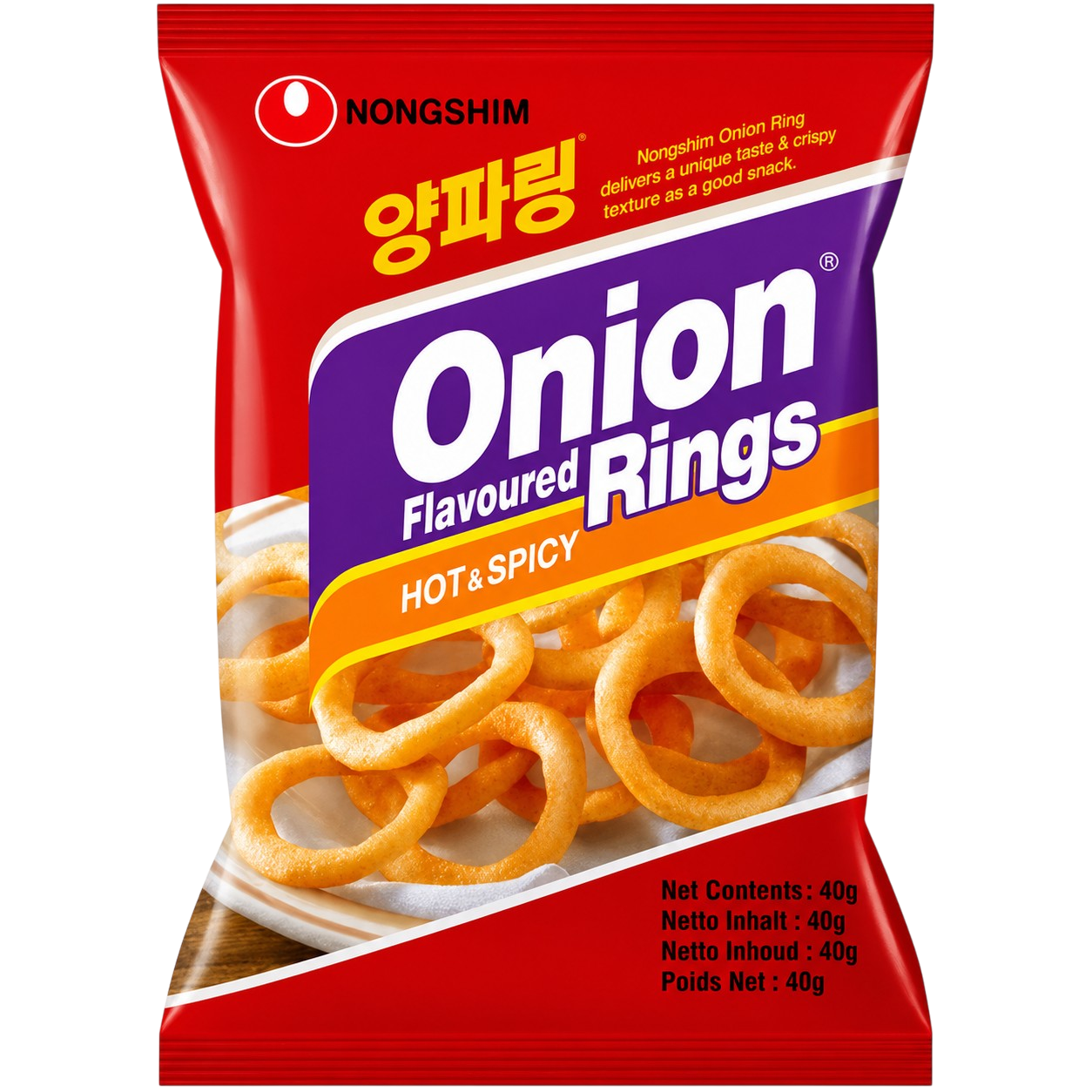 Nongshim Aros de Cebolla Picantes 40g