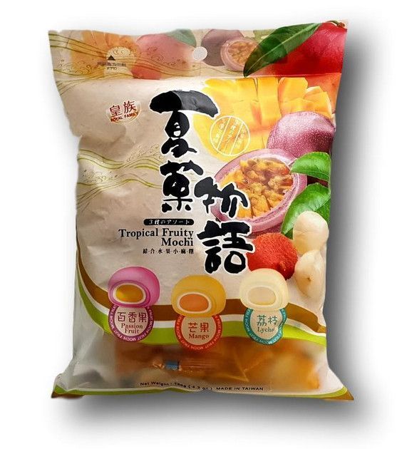 Tw Tropical Fruity Mini Mochi 120G