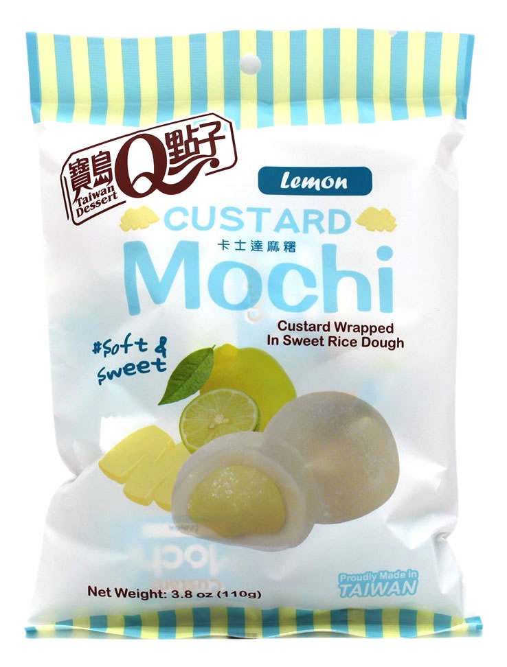 Tw Q Custard Mochi Lemon 110G