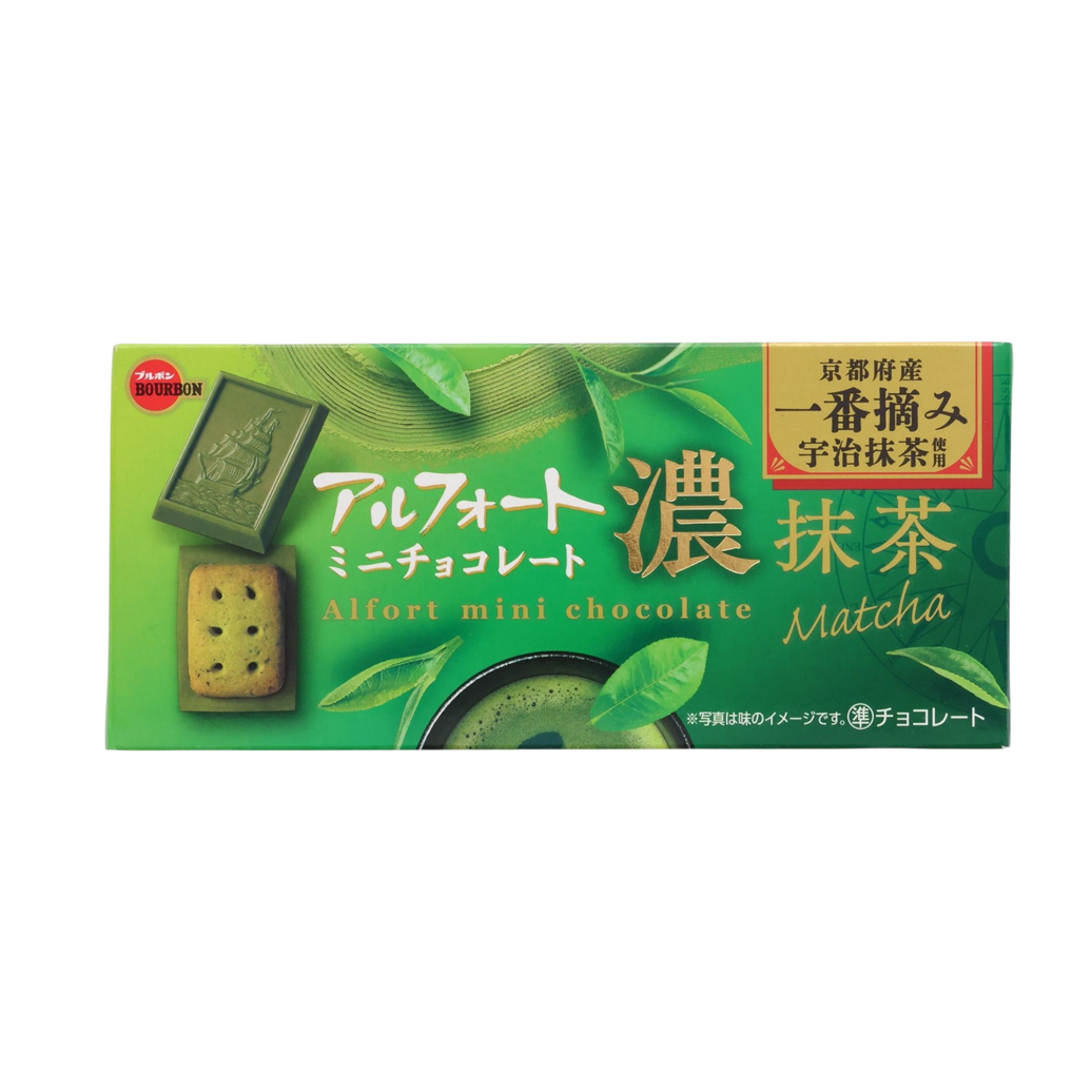 Bourbon Alfort Mini Chocolate Dark Matcha 60g