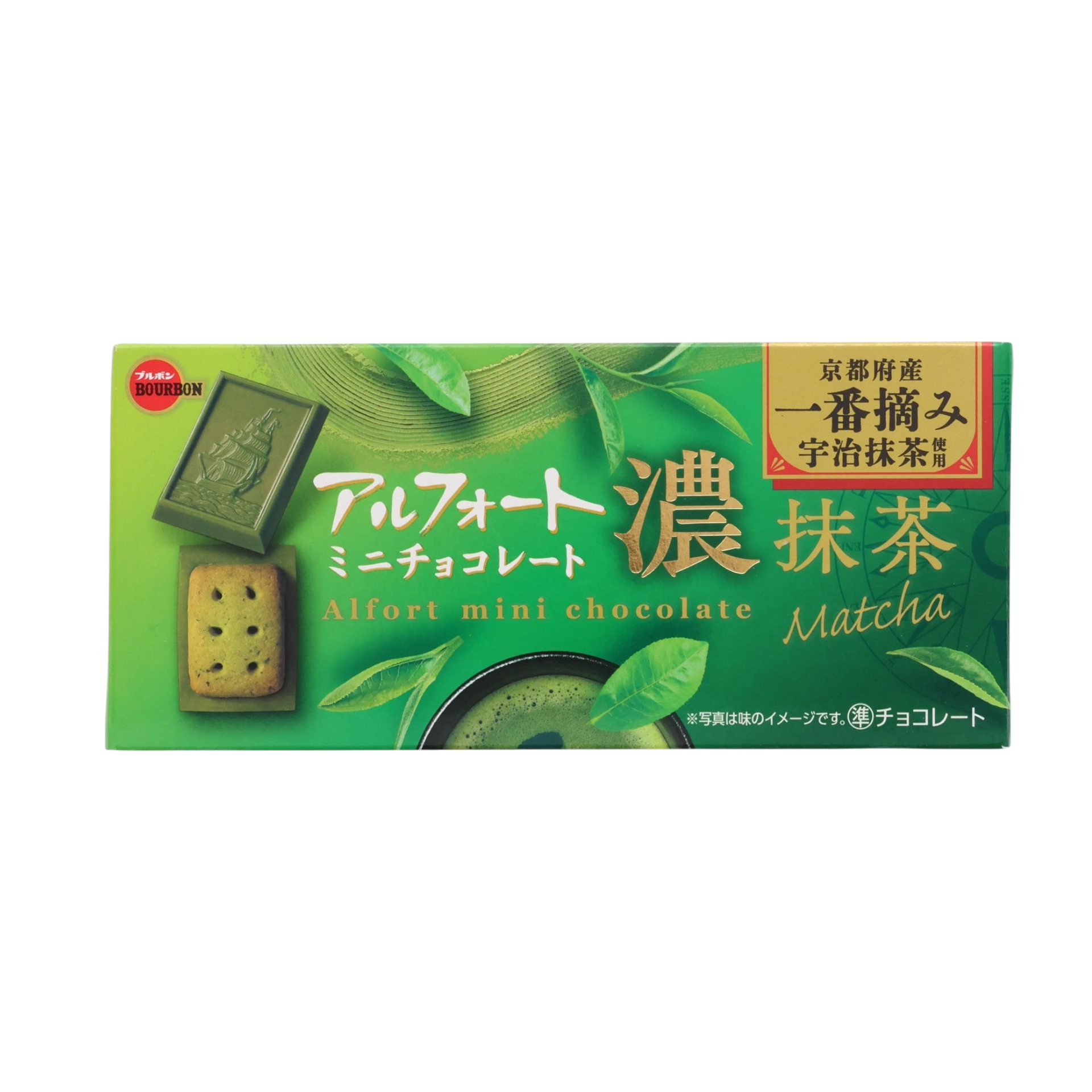 Bourbon Alfort Mini Chocolate Dark Matcha 60g