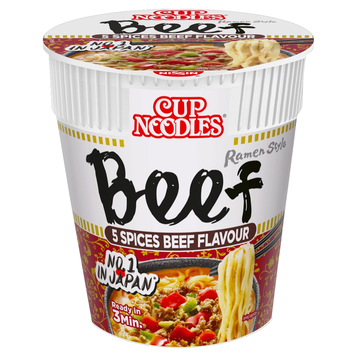 NISSIN Cup Noodles Beef 64g