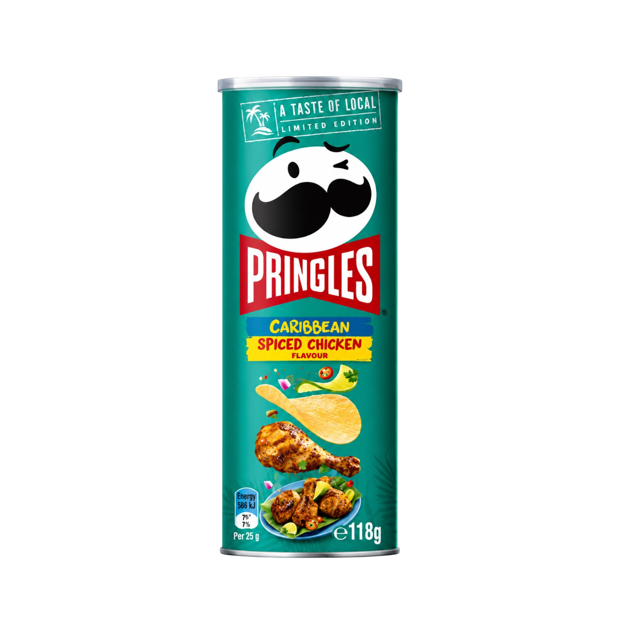 Patatas PRINGLES Sabor Pollo Picante Caribeño 100g
