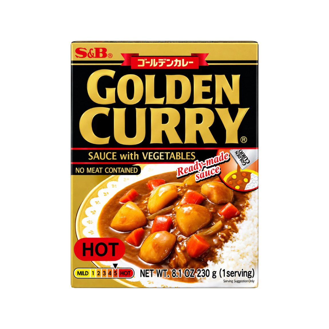 S&B Golden Curry Japonés picante 230g