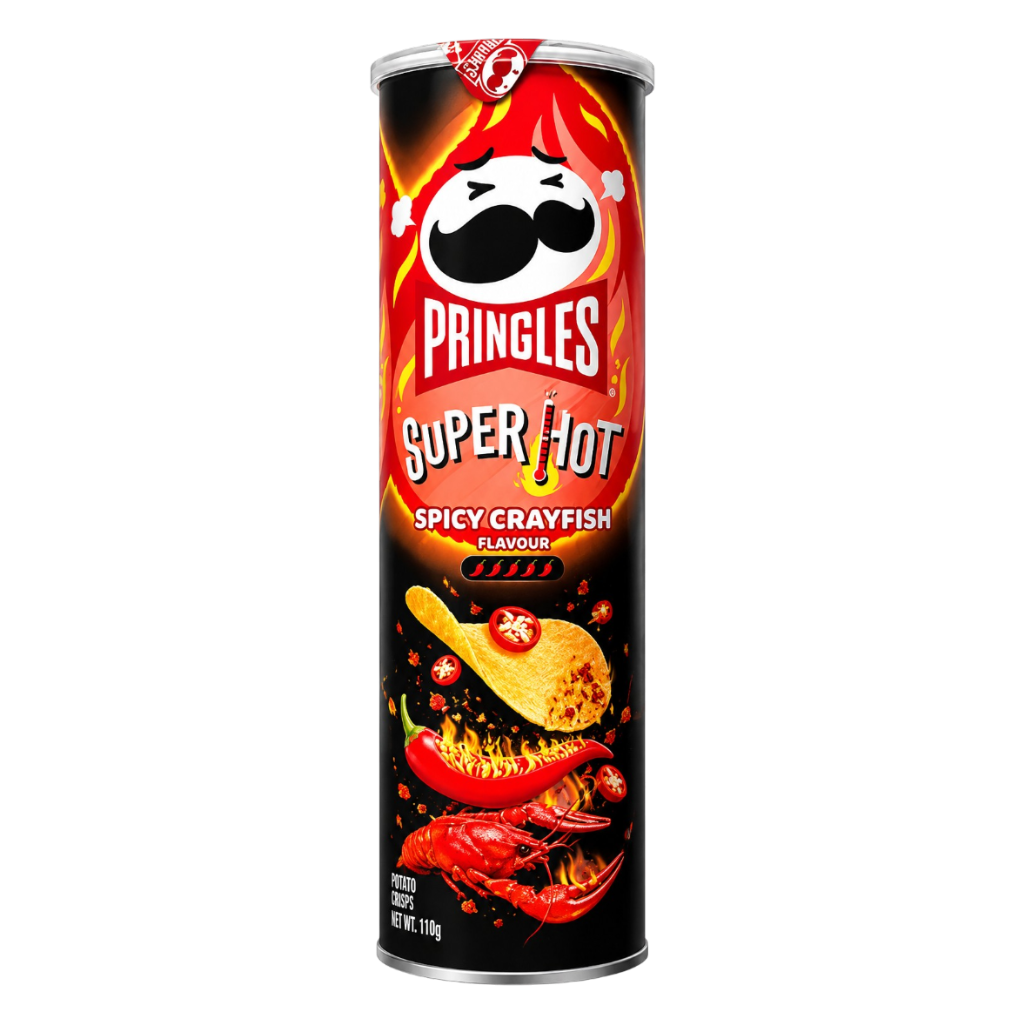 PRINGLES Patatas fritas sabor cangrejo picante 110g