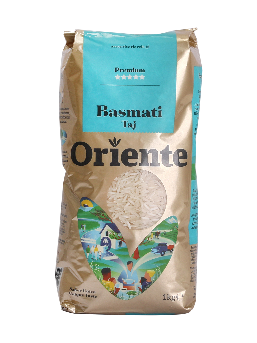 Arroz Basmati Taj Oriente - Grado Premium (1kg)