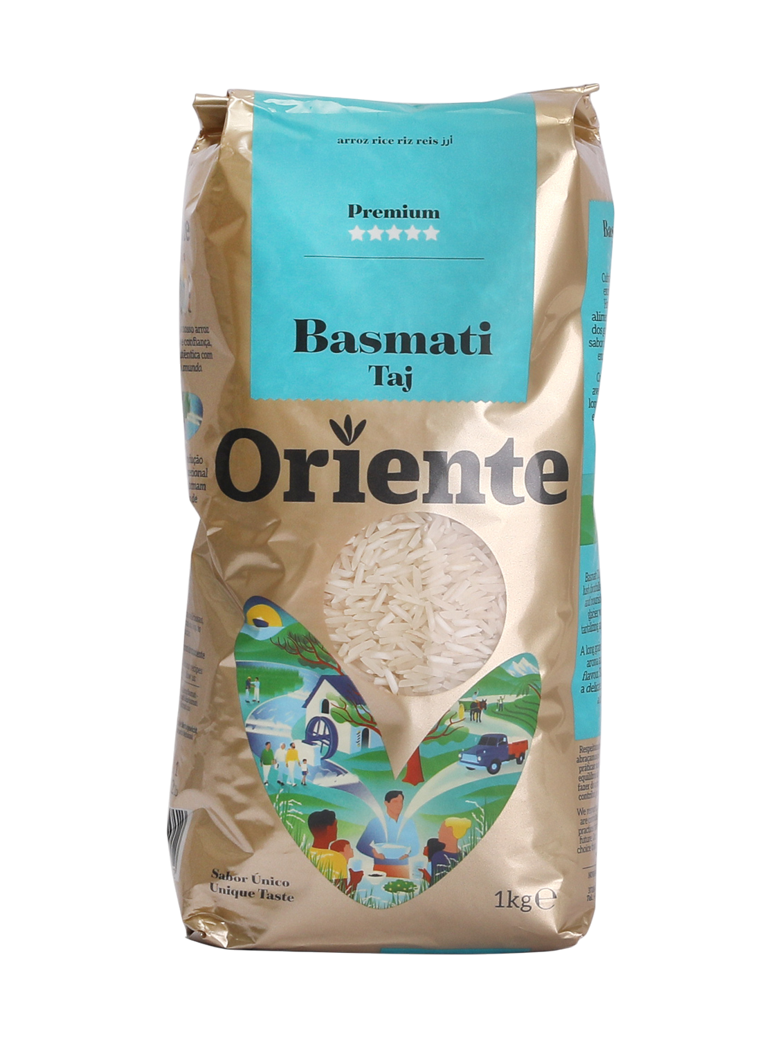 Arroz Basmati Taj Oriente - Grado Premium (1kg)