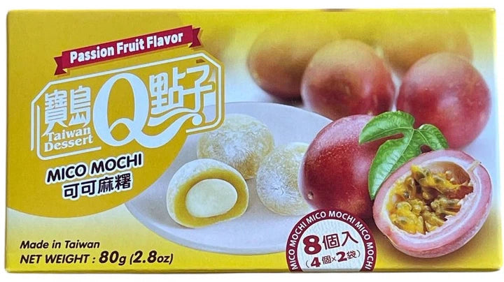 Tw Q Mico Mochi Passion Fruit 80G