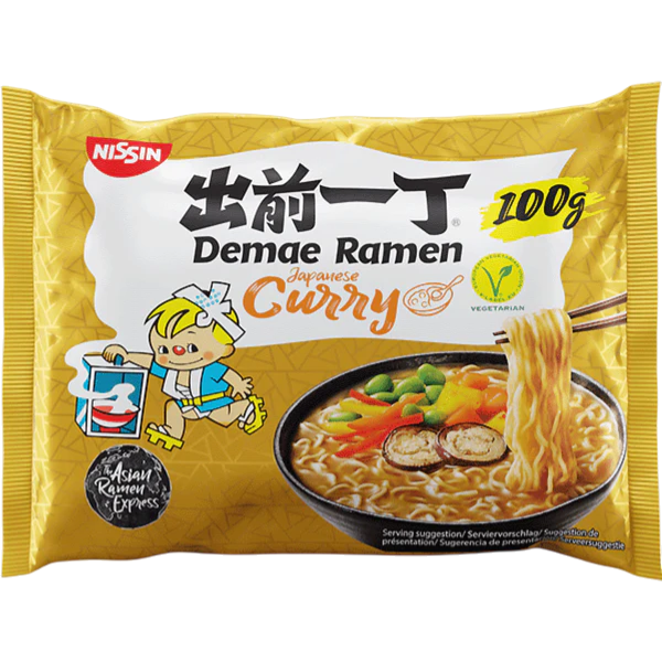 Nissin Demae Ramen – Japanese Curry 🍛🍜 100g