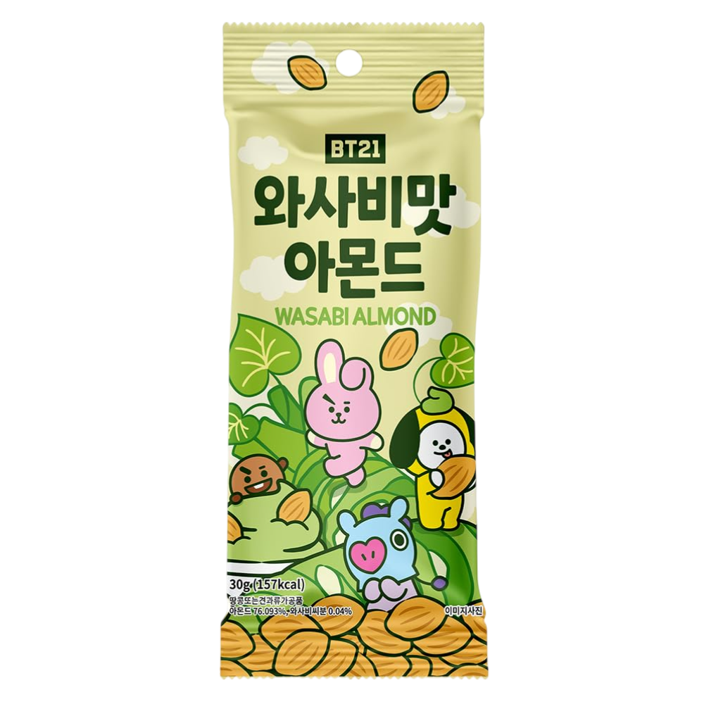 BT21 Almendra sabor Wasabi 30g
