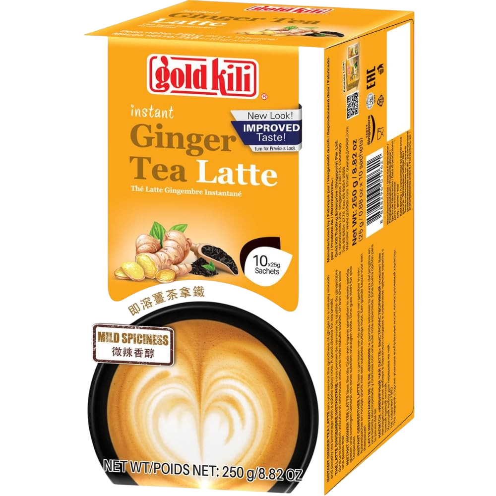 Gold Kili Té Latte de Jengibre Instantáneo – 10 Sobres (250 g)