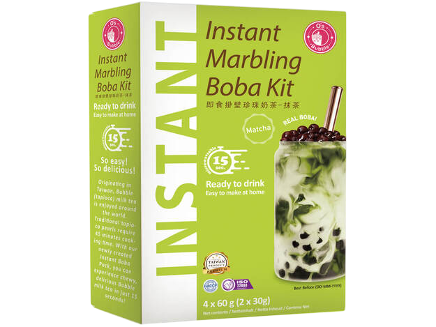 Kit Bubble Tea sabor Matcha O's bubble 240g