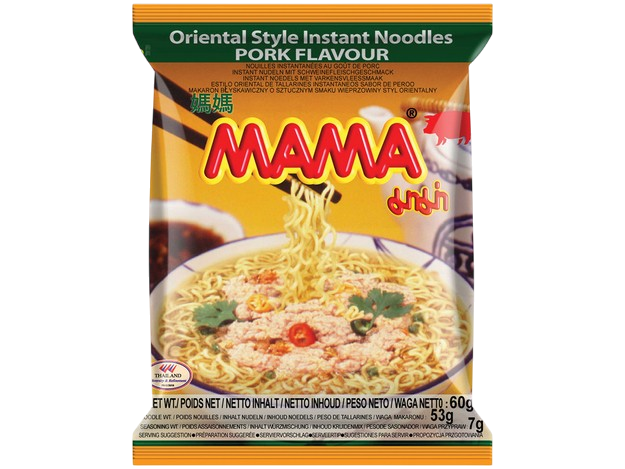 MAMA Fideos Instantáneos Sabor Cerdo 60 g