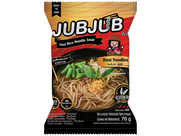 JUBJUB Thai Fideos de arroz Boat 70g
