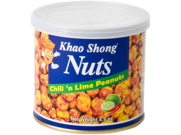 Khao Shong cacahuete sabor lima picante 140g